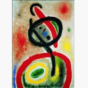 Αντίγραφα Ξένων Ζωγράφων - Joan Miro - Dona III, 1965