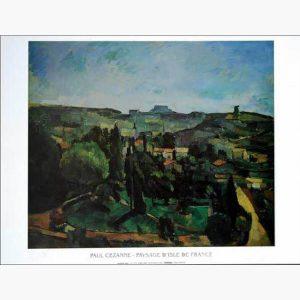 Αντίγραφα Ξένων Ζωγράφων - Paul Cezanne - Paysage D Isle De France