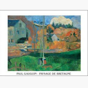 Αντίγραφα Ξένων Ζωγράφων - Paul Gaugin - Paysage De Bretagne