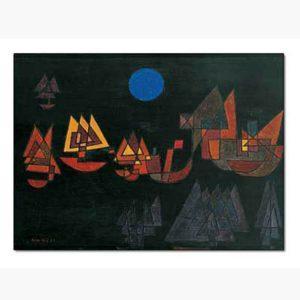 Αντίγραφα Ξένων Ζωγράφων - Paul Klee - Schiffe Im Dunkeln