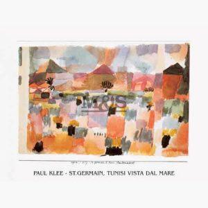 Αντίγραφα Ξένων Ζωγράφων - Paul Klee - St.Germain,Tunisi Vista Dal Mare