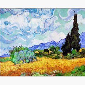 Αντίγραφα Ξένων Ζωγράφων - Vincent van Gogh - Campo di Grano con Cipressi