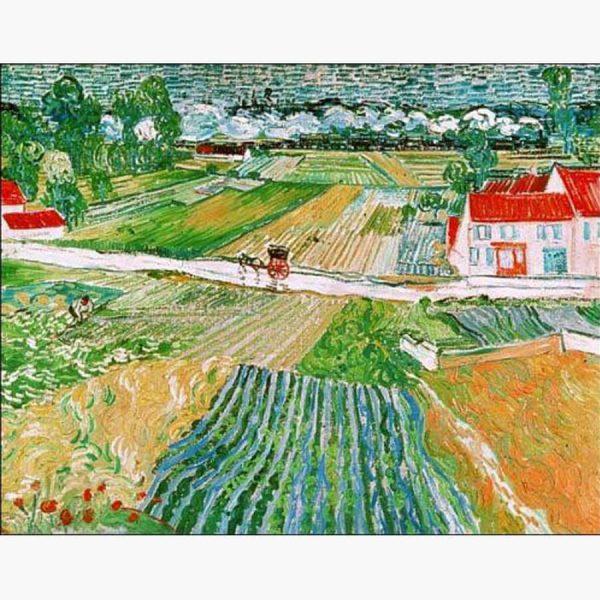 Αντίγραφα Ξένων Ζωγράφων - Vincent Van Gogh - Paesaggio D Auvers Dopo La Pioggia