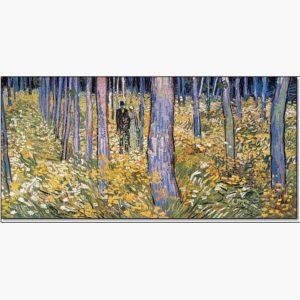 Αντίγραφα Ξένων Ζωγράφων – Vincent Van Gogh – undergrowth with two figures