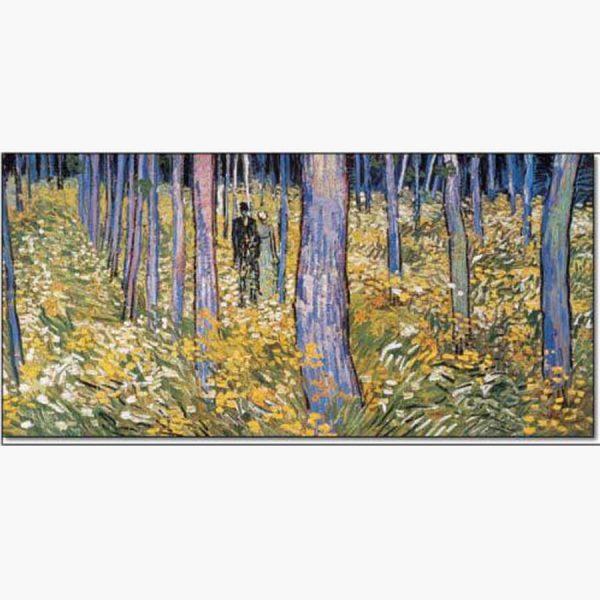 Αντίγραφα Ξένων Ζωγράφων – Vincent Van Gogh – undergrowth with two figures