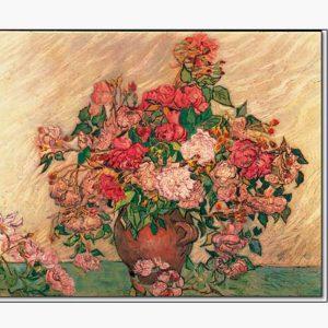 Αντίγραφα Ξένων Ζωγράφων – Vincent Van Gogh – vase de roses