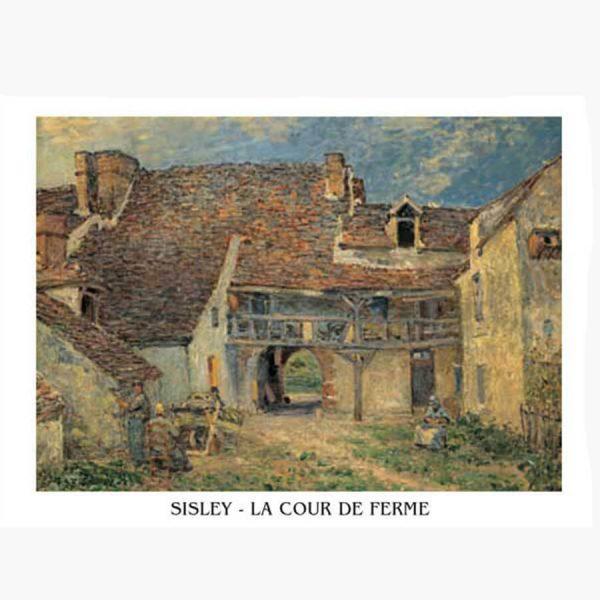 Αντίγραφα Ξένων Ζωγράφων - A. Sisley - La Cour De Ferme