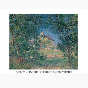 Αντίγραφα Ξένων Ζωγράφων - A. Sisley - Lisiere De Foret Au Printemps