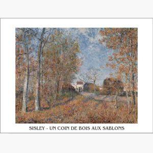 Αντίγραφα Ξένων Ζωγράφων - A. Sisley - Un Coin De Bois Aux Sablons