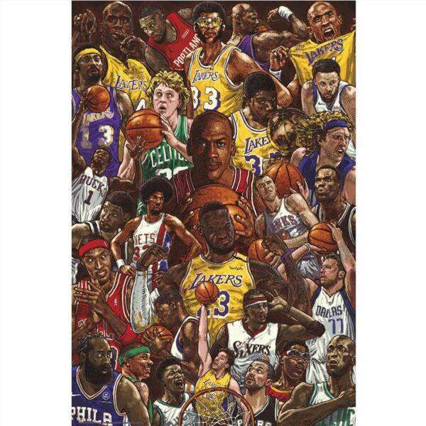 Αθλητικές Αφίσες - Basketball Superstars