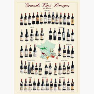 Εκπαιδευτικές Αφίσες - Grands Vins Rouge de France