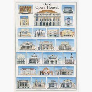 Εκπαιδευτικές Αφίσες - Great Opera Houses
