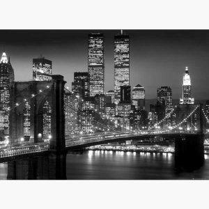 Γιγαντοαφίσες - New York Brooklyn Bridge Night