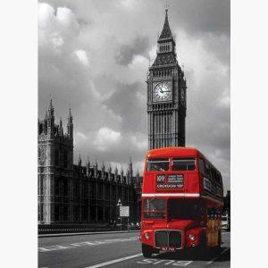 Γιγαντοαφίσες - Red Double Decker Bus, Poster London