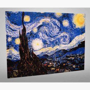 Καμβάς - Ελαιοτυπία - Vincent Van Gogh, La notte stellata