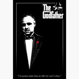 Κινηματογραφικές Αφίσες - The Godfather (Red Rose)