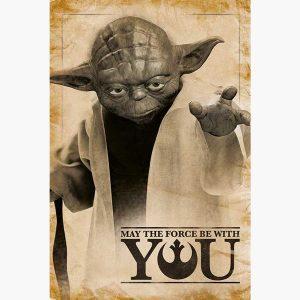 Κινηματογραφικές Αφίσες - Star Wars, (May The Force Be With You)