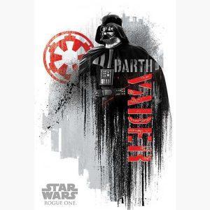 Κινηματογραφικές Αφίσες - Star Wars Rogue One (Darth Vader Grunge)