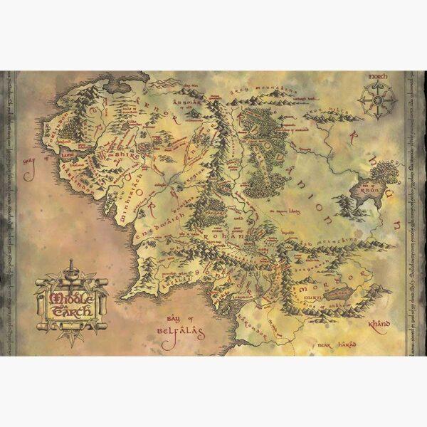 Κινηματογραφικές Αφίσες - The Lord of the Rings (Middle Earth Map)