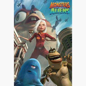 Κινηματογραφικές Αφίσες - Monsters vs Aliens, Oooze gonna save us?