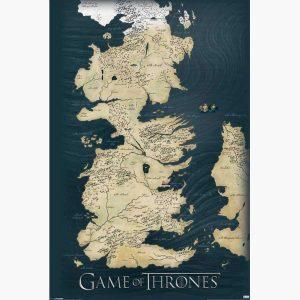 Αφίσες Τηλεοπτικές Σειρές - Game of Thrones, Map