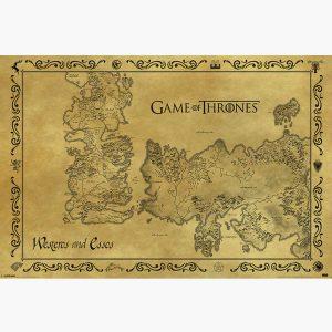 Τηλεοπτικές Σειρές - Game Of Thrones (Antique Map)