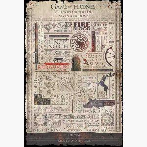 Τηλεοπτικές Σειρές - Game of Thrones (Infographic)