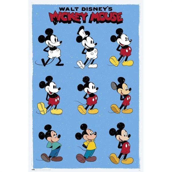 Παιδικές Αφίσες - Disney, Mickey Evolution