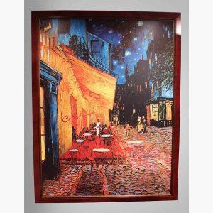 Πίνακας – Σαγρέ Vincent Van Gogh, Cafe Terrace at night