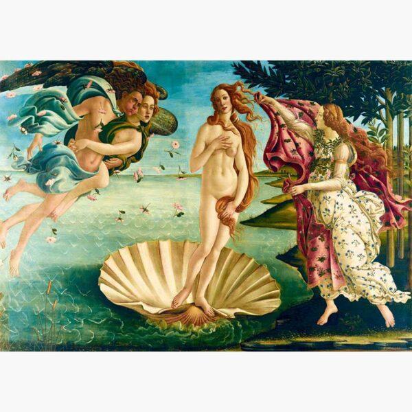 Puzzle - Botticelli, The birth of Venus, 1485
