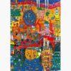 Puzzle – Hundertwasser, The 30 Days Fax Painting, 1996