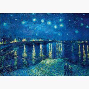 Puzzle - Vincent Van Gogh, Starry Night over the Rhône, 1888