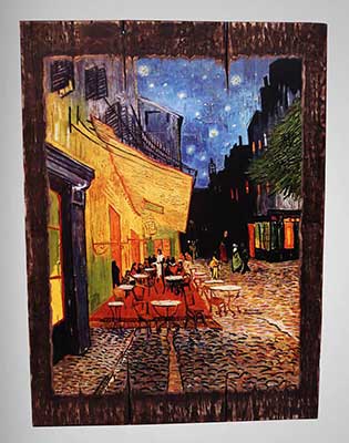 Μεταμορφώνουμε σε Έργα Τέχνης τις αναμνήσεις Ξύλινο Κάδρο – Vincent Van Gogh Cafe de Nuit