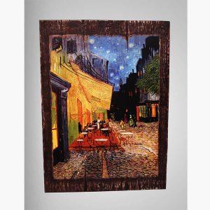 Ξύλινο Κάδρο - Vincent Van Gogh Cafe de Nuit