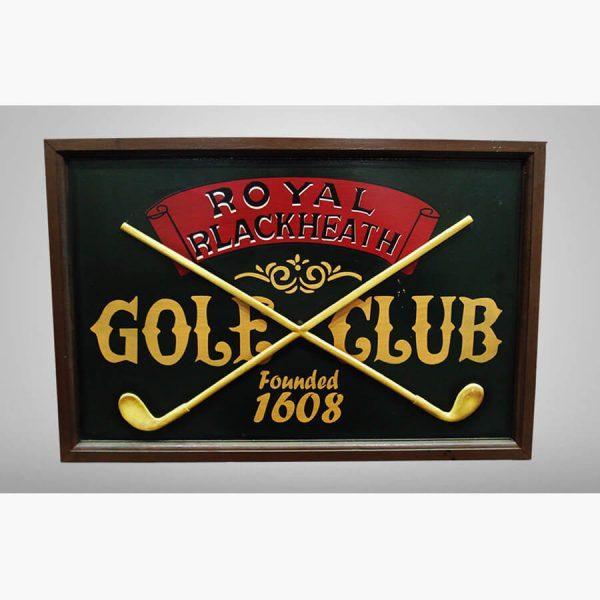 Ξυλόγλυπτοι Πίνακες - Golf Club
